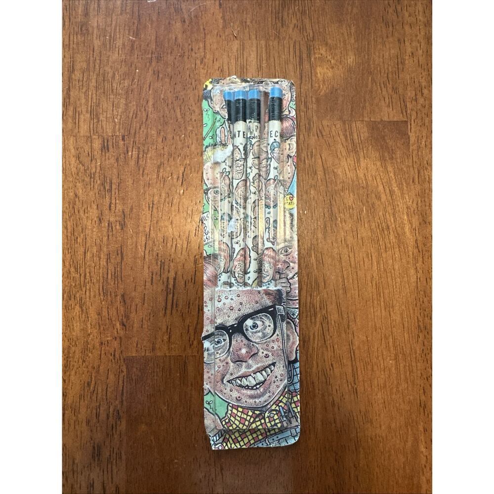 VTG 1993 Pentech Nerds Pencils #14 Drew Friedman Artist Set | 90s Collectible